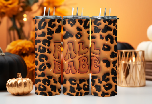 Fall babe tumbler