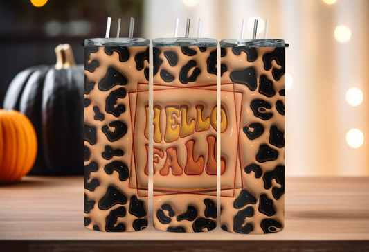 Hello fall tumbler