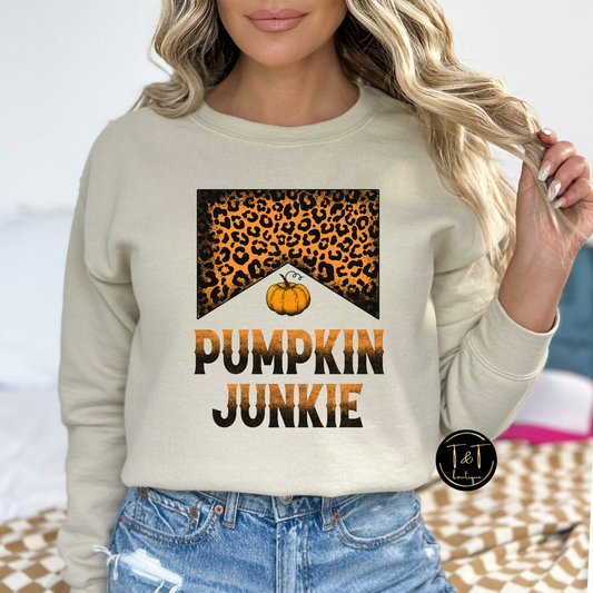 Pumpkin junkie sweater