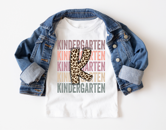 Kindergarten leopard kids