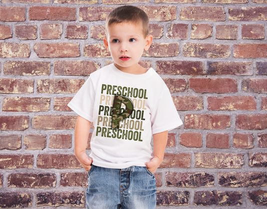 Preschool camo kids