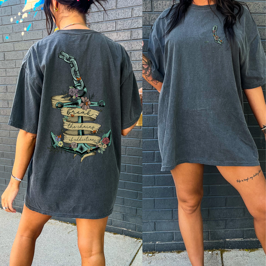 Break the chains of addiction tee