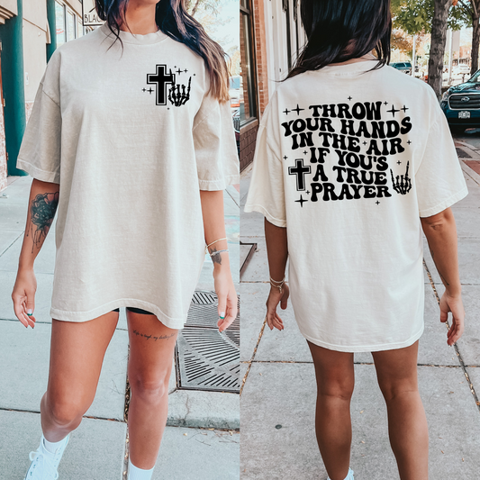 Throw your hand in the air tee