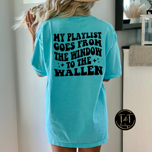 Window to the Wallen tee