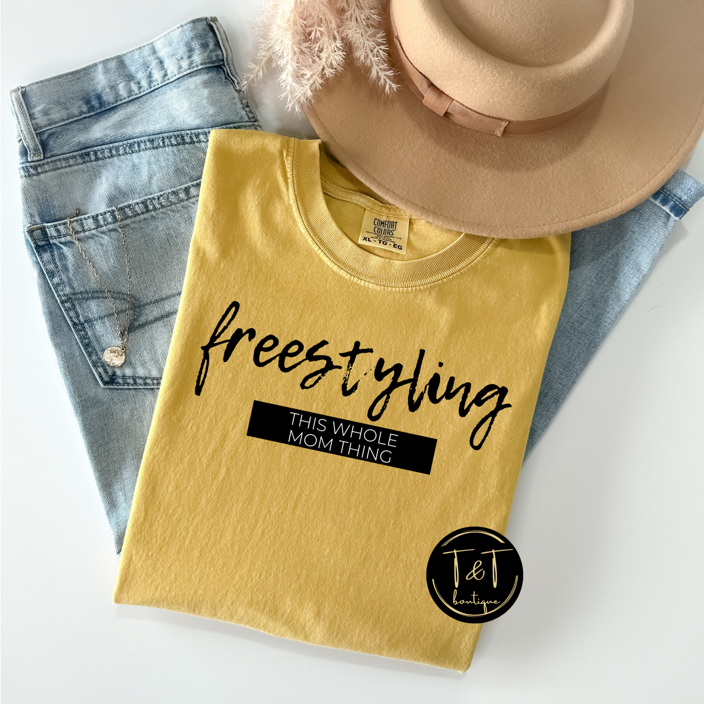 Freestyling this whole mom thing tee