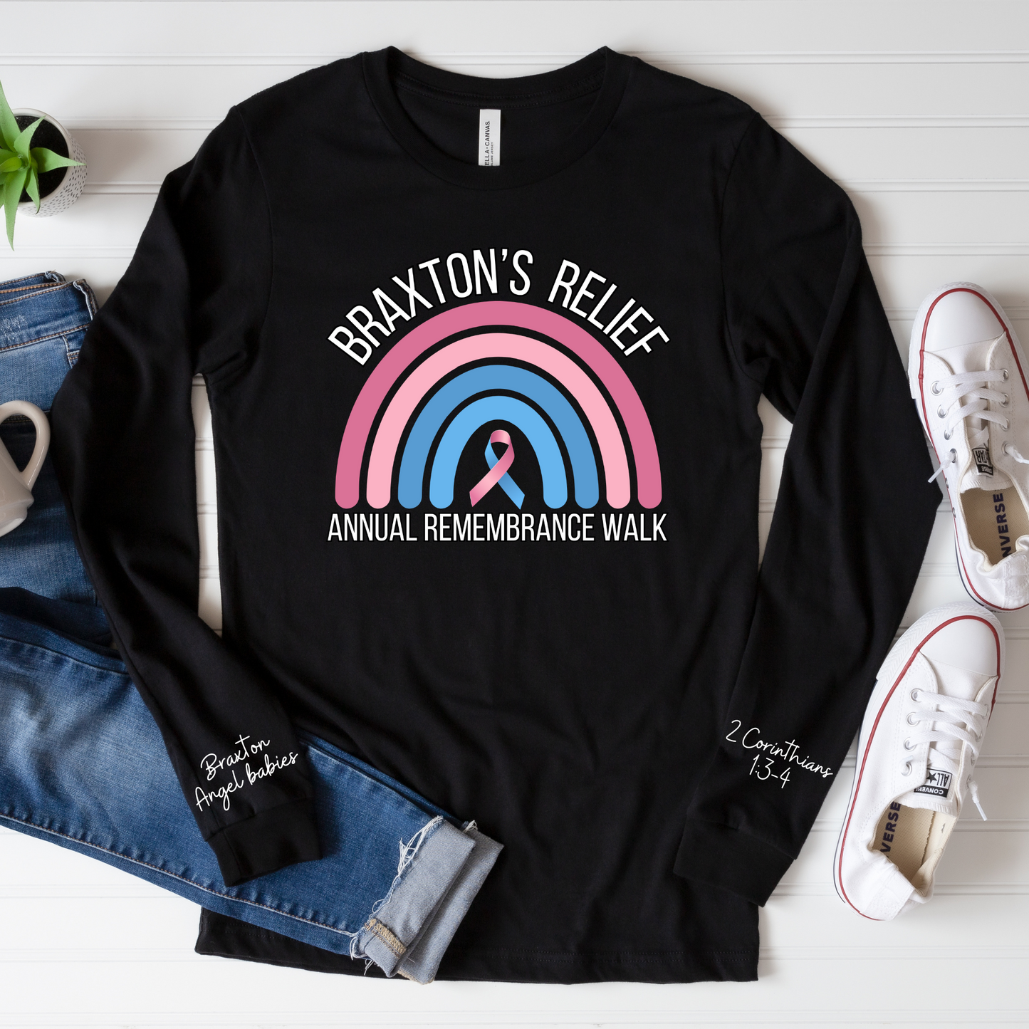 Braxton's relief long sleeve tee