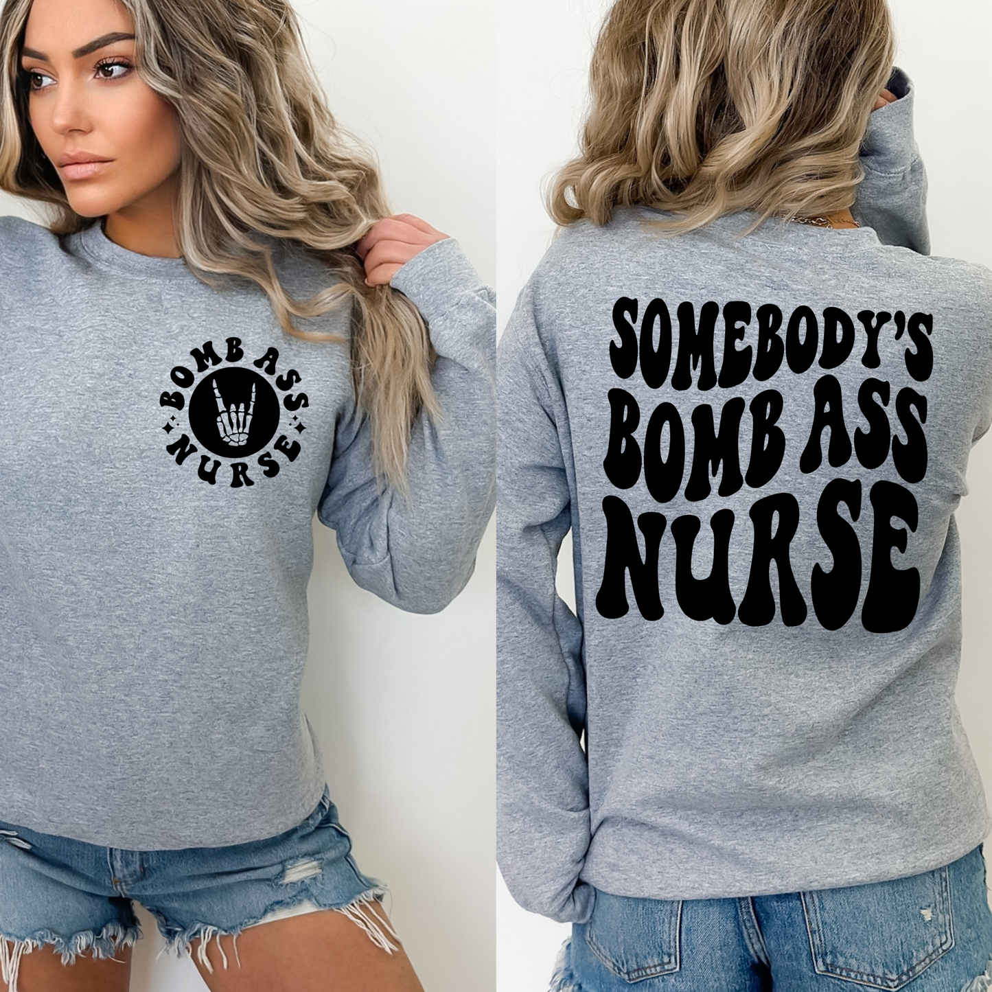 Somebody's bomb ass nurse sweater