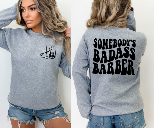 Somebody's barber sweater