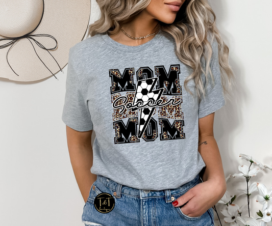 Soccer mom bolt tee