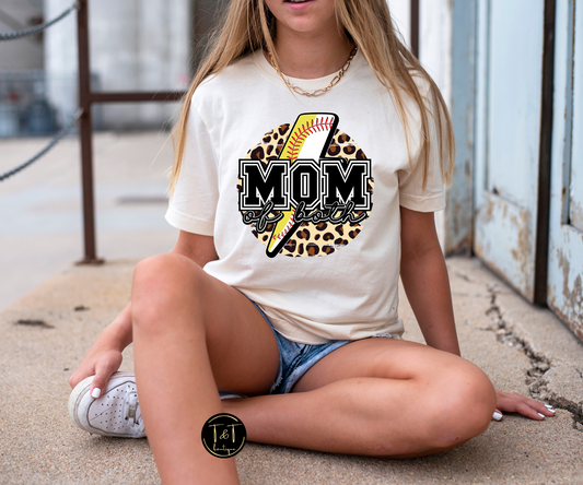 Mom of both baseball and softball tee