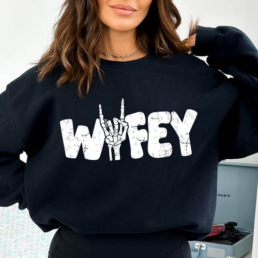Wifey black sweater
